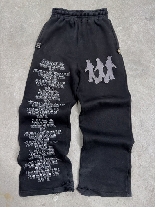 "uncut" sweatpants